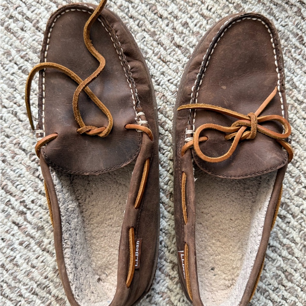 L.L. Bean Brown Leather Loafers